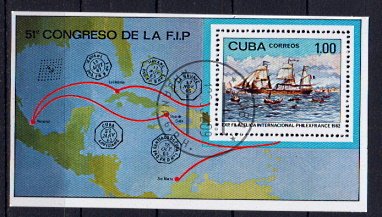 Briefmarken Kuba Block 72 o