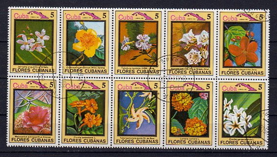 Briefmarken Kuba 2783-92 o