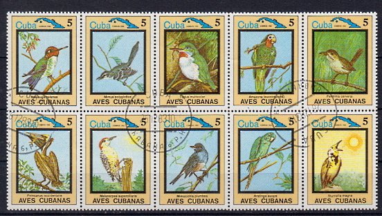 Briefmarken Kuba 2798-807 o