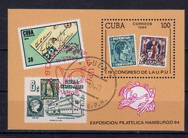 Briefmarken Kuba Block 83 o