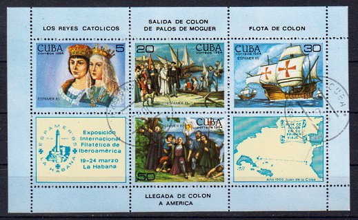 Briefmarken Kuba Block 86 o