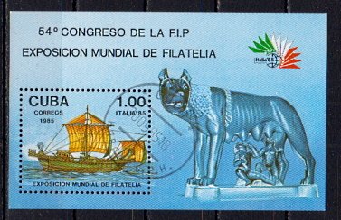 Briefmarken Kuba Block 91 o