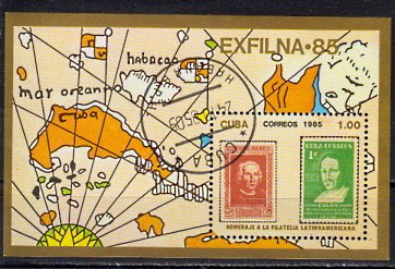 Briefmarken Kuba Block 92 o