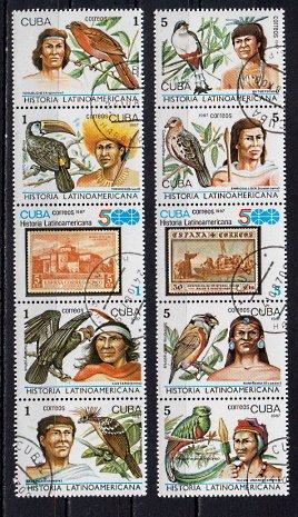 Briefmarken Kuba 3121-30 o