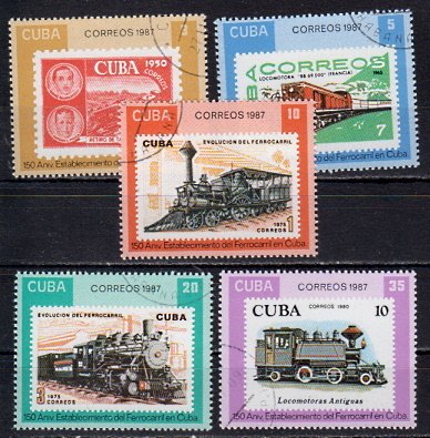 Briefmarken Kuba 3142-46 o