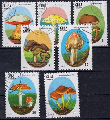 Briefmarken Kuba 3156-62 o