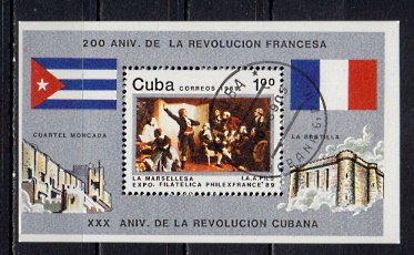 Briefmarken Kuba Block 116 o