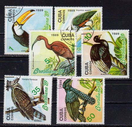 Briefmarken Kuba 3300-05 o
