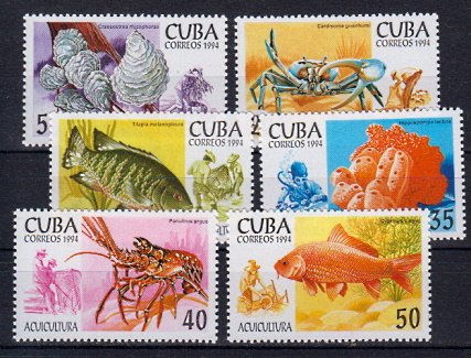 Briefmarken Kuba 3749-54 (*)