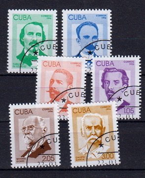Briefmarken Kuba 3887-92 o