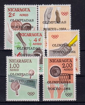 Briefmarken Nicaragua 1366-71 **