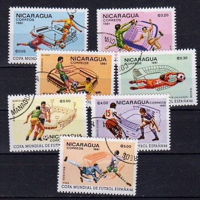 Briefmarken Nicaragua 2182-88 o