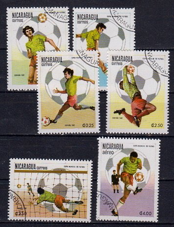 Briefmarken Nicaragua 2238-43 o