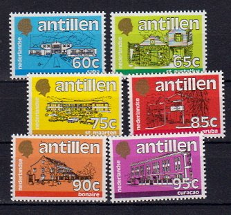 Briefmarken Niederl. Antillen 530-35 *