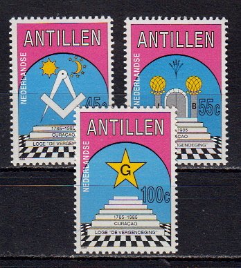Briefmarken Niederl. Antillen 549-51 **