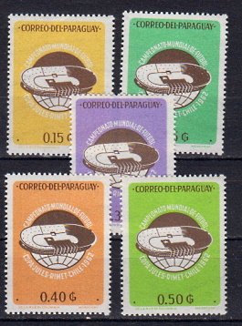 Briefmarken Paraguay 1064-68 **