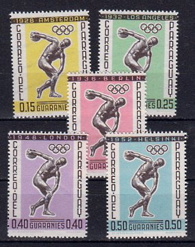 Briefmarken Paraguay 1103-07 **