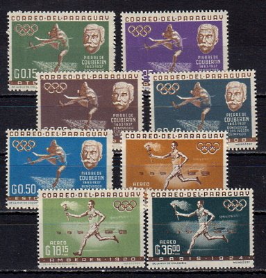 Briefmarken Paraguay 1160-67 **