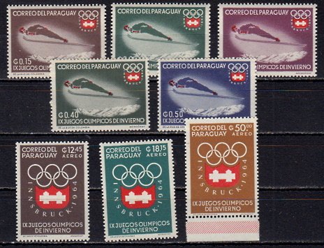 Briefmarken Paraguay 1249-56 **
