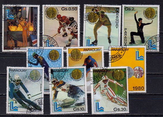 Briefmarken Paraguay 3347-56 o