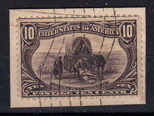 Briefmarken USA 122 o auf Papier