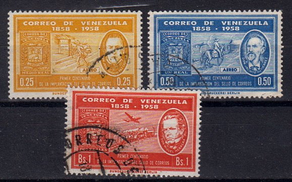 Briefmarken Venezuela 1292-94 o
