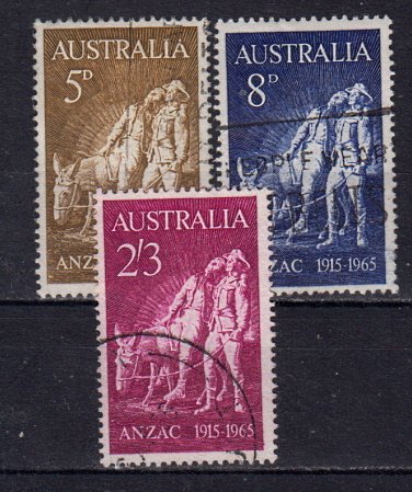 Briefmarken Australien 349-51 o