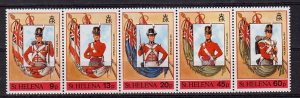 Briefmarke Sankt Helena 504-08 **