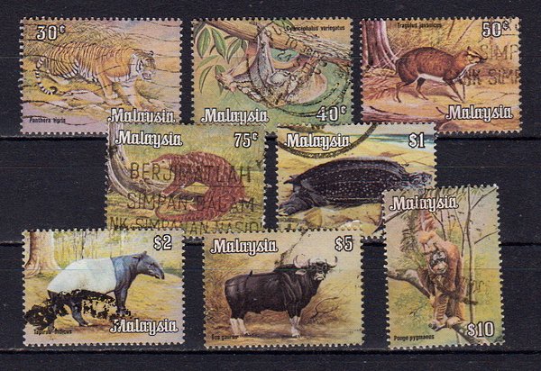 Briefmarken Malaysia 189-96 y o