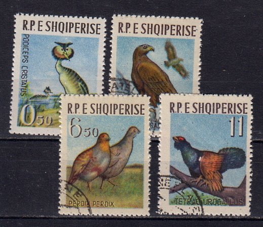 Briefmarken Albanien 741-44 o