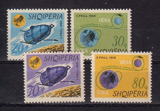 Briefmarken Albanien 1067-70 o