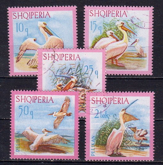 Briefmarken Albanien 1138-42 o