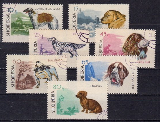 Briefmarken Albanien 1104-10 o