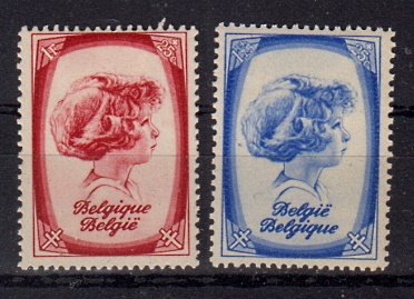 Briefmarken Belgien 493-94 *