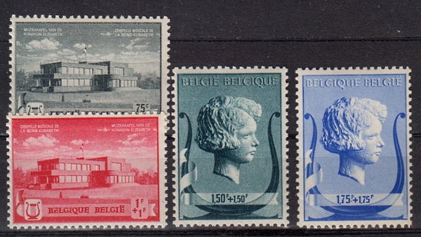 Briefmarken Belgien 529-32 *