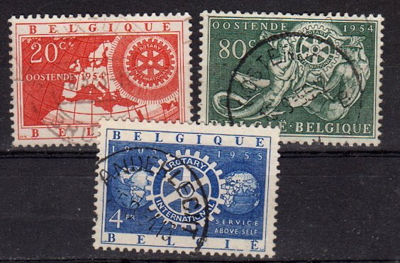 Briefmarken Belgien 1001-03 o