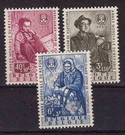 Briefmarken Belgien 1182-84 **