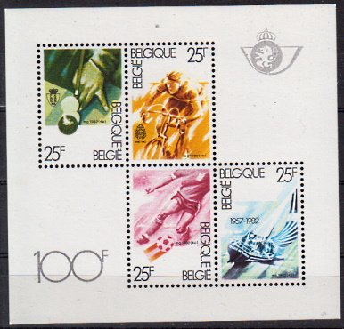 Briefmarken Belgien Block 52 **