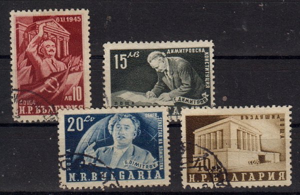 Briefmarken Bulgarien 745-48 o