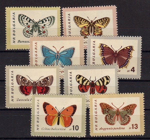 Briefmarken Bulgarien 1339-46 *