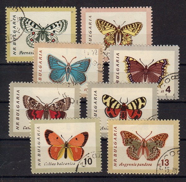 Briefmarken Bulgarien 1339-46 o