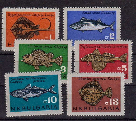 Briefmarken Bulgarien 1542-47 **