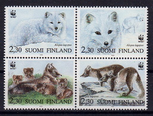 Briefmarken Finnland 1202-05 **