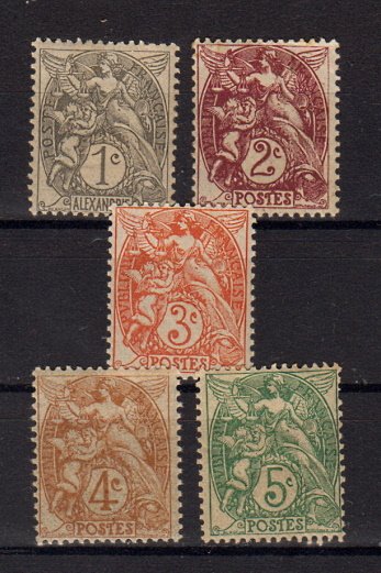 Briefmarken Frankreich 86-90 *