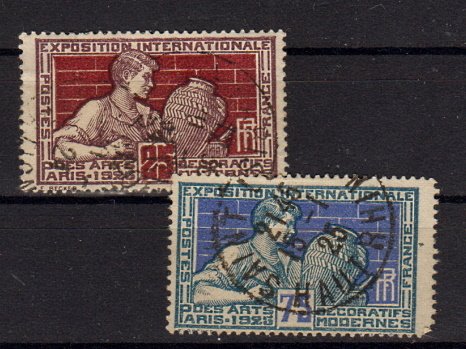 Briefmarken Frankreich 174-75 o
