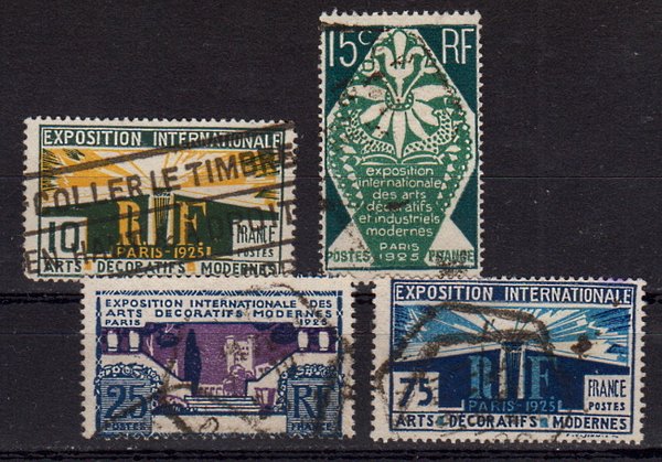 Briefmarken Frankreich 177-80 o
