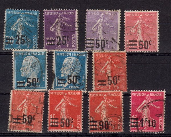 Briefmarken Frankreich 200-10 o
