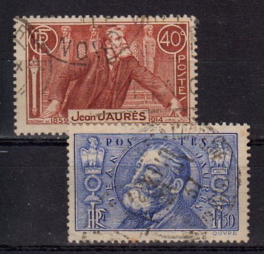 Briefmarken Frankreich 324-25 o