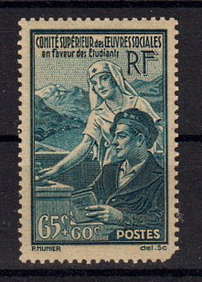 Briefmarken Frankreich 435 **
