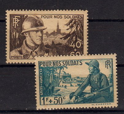 Briefmarken Frankreich 464-65 *